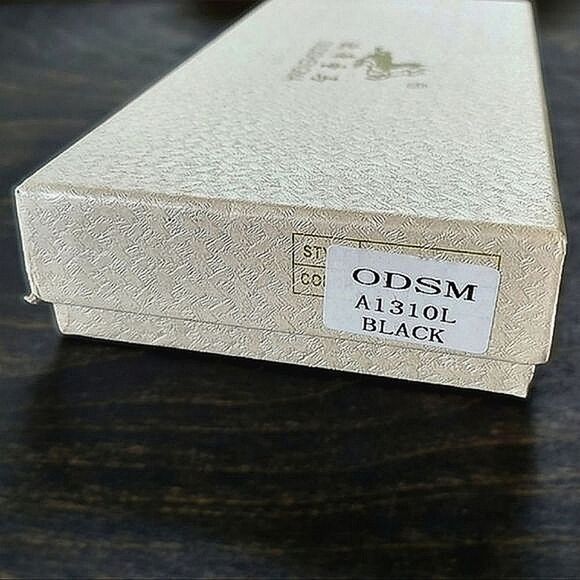 BNIB Oudishengma black leather clutch wallet - Picture 4 of 16